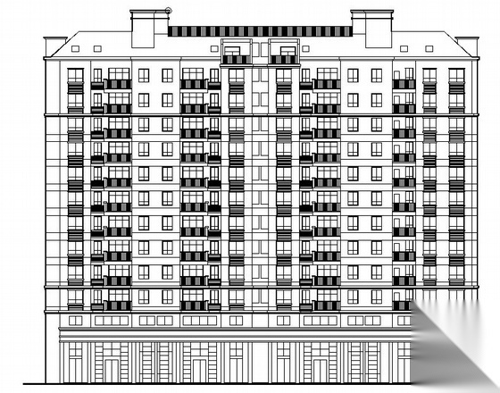 [三江]某花中城住宅楼建筑结构施工图(毕业设计)