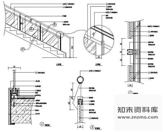 图块/节点楼梯节点详图