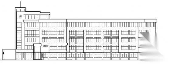 某五层电脑教学楼建筑方案图