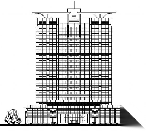 中国药大研究生实验楼建筑方案图