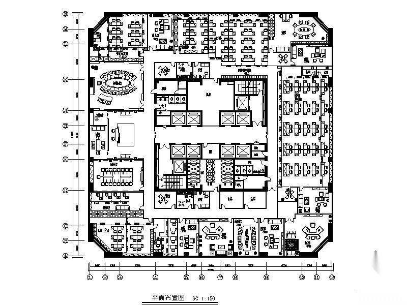 某基金管理有限公司办公空间装修图(含实景)