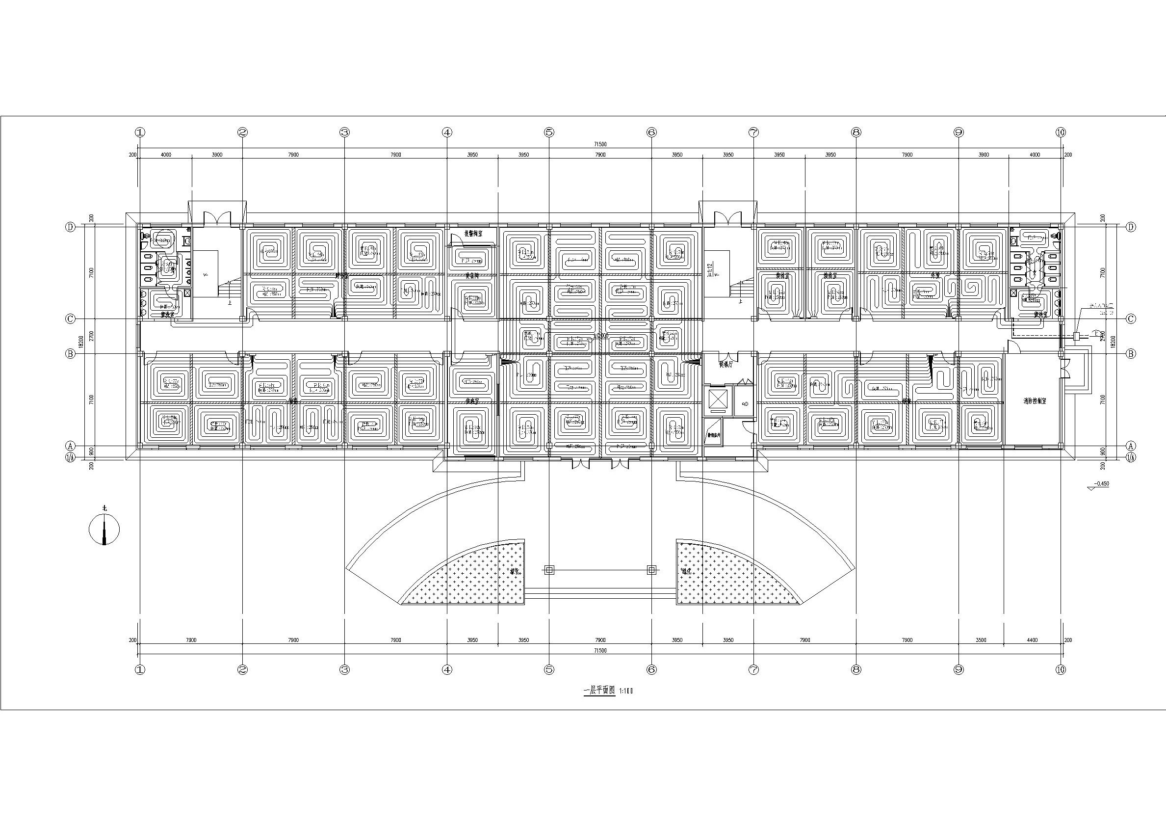 多层办公楼采暖空调系统设计2019 建筑暖通