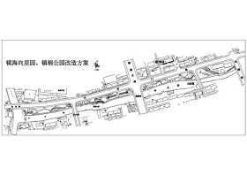 公园景观改造向辰园r14CAD图纸