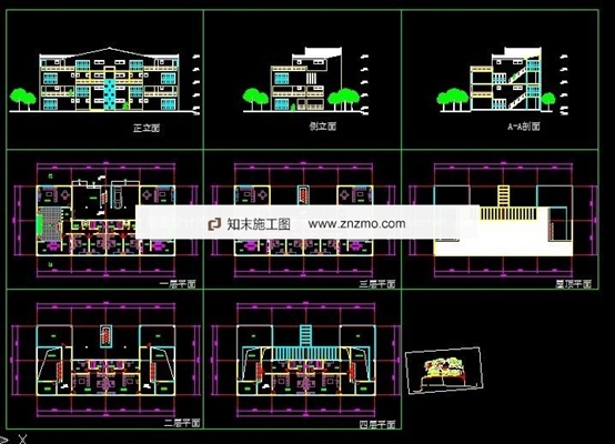 建筑设计方案竞赛含效果图，含说明