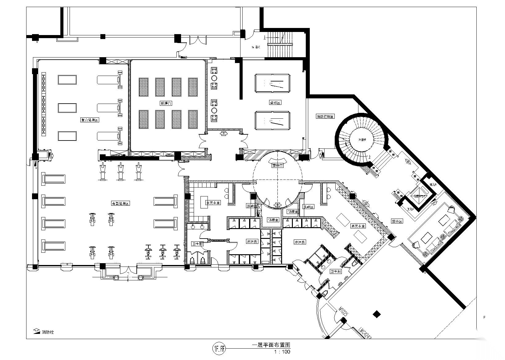 新疆乌鲁木齐丁香花园会所施工图+效果图