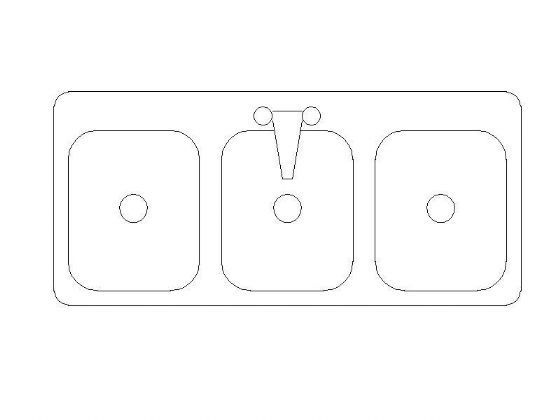 厨房洗涤槽图块