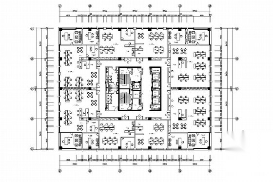 [南京]知名环保产业园现代风格办公楼装饰施工图