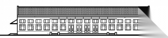 [富县]某学生食堂建筑施工图