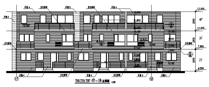 高层塔式住宅建筑施工图（含水暖电全专业图纸）