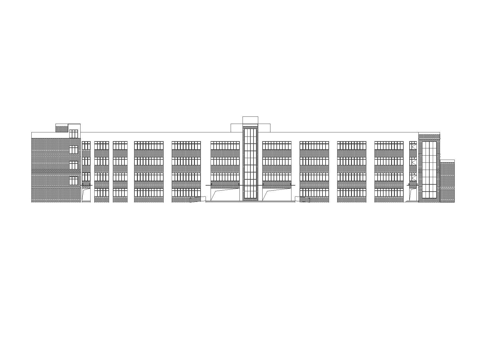 [贵州]36班现代风格高级中学建筑设计施工图（CAD）