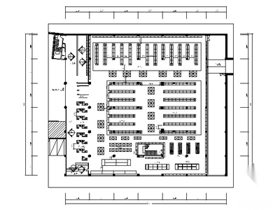 [江苏]某购物中心超市施工图