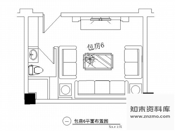 施工图某欧式娱乐会所包房6装修图