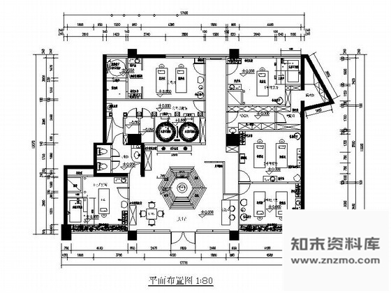 施工图昆明东南亚特色SPA会所室内装修图含实景