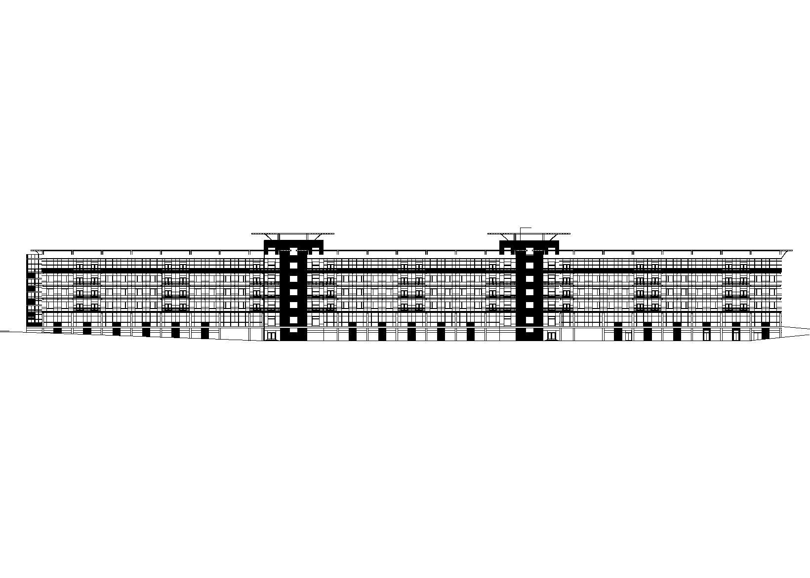 [陕西]西安水晶岛工程酒店式办公楼建筑施工图