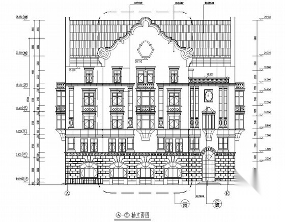 [天津]配套公建工程外挂石材幕墙施工图