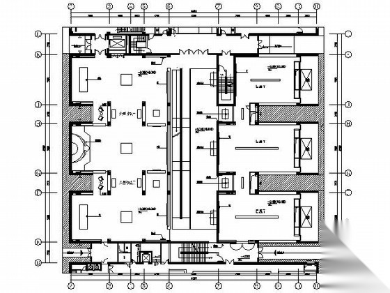 [北京]名家艺术馆展厅施工图