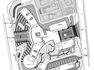 [贵州]人民医院整体搬迁景观CAD施工图 医院疗养景观