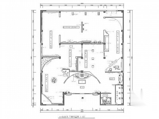 [毕业设计]某展览纪念馆室内设计施工图（含效果）