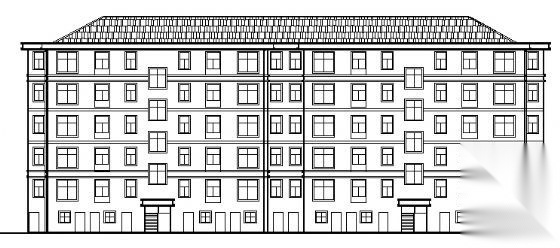 华盛小区B型职工住宅建筑、结构施工图