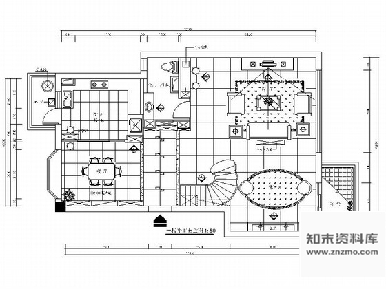 施工图原创大气三层别墅施工图