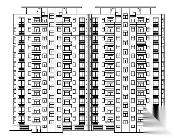 某十一层住宅楼建筑施工图