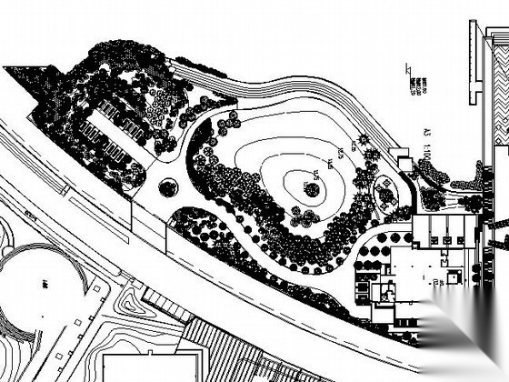 [南京]某公园局部区域植物种植设计施工图