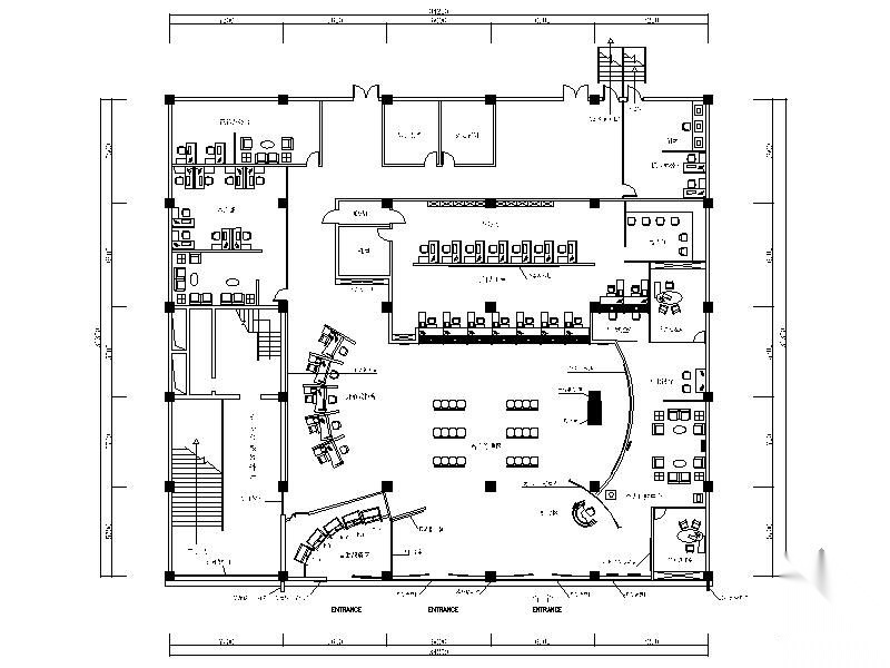 建设银行某支行施工图