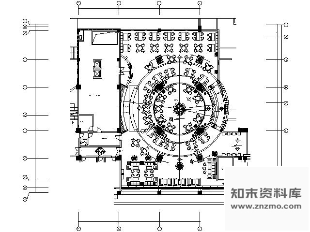 施工图海口900平米西餐厅施工图