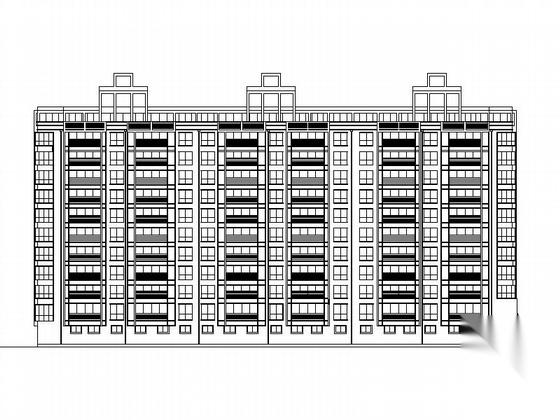 山东 某多层 小高层住宅区建筑施工图