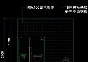 室内厨房图块cad素材