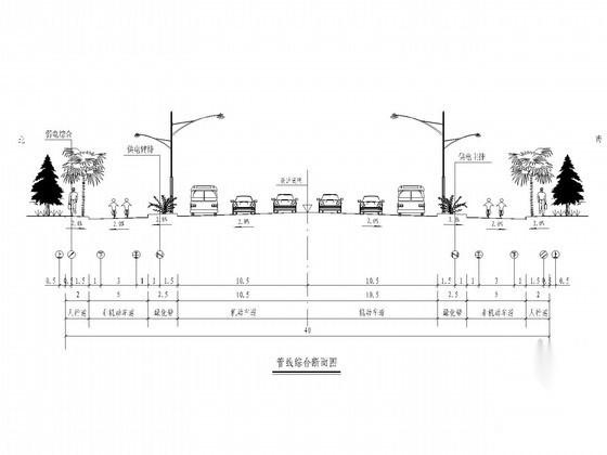 [安徽]800米II级市政道路排水施工图纸（含结构配筋 箱涵... 市政给排水