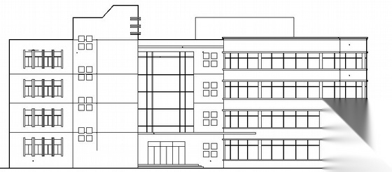 某四层综合服务楼建筑施工图