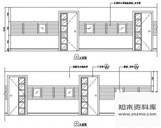 图块/节点棋牌室立面图10