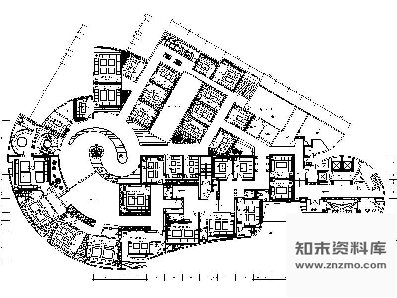 施工图浙江某酒店KTV装修施工图