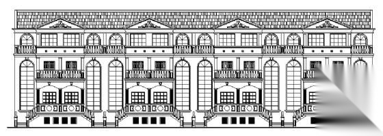 一套完整的村民安置住宅建筑施工图