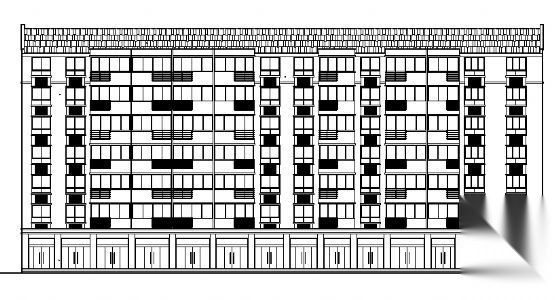 某跃层组合的七层住宅方案