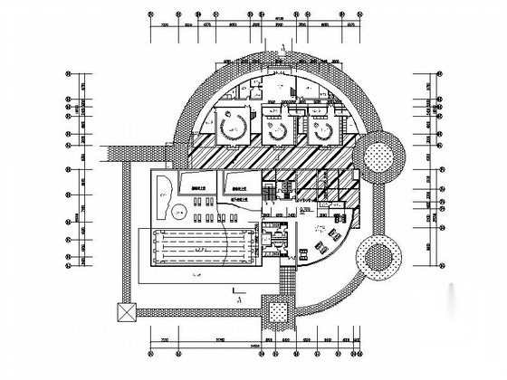 [郑州]某四班幼儿园及会所建筑方案图 娱乐会所