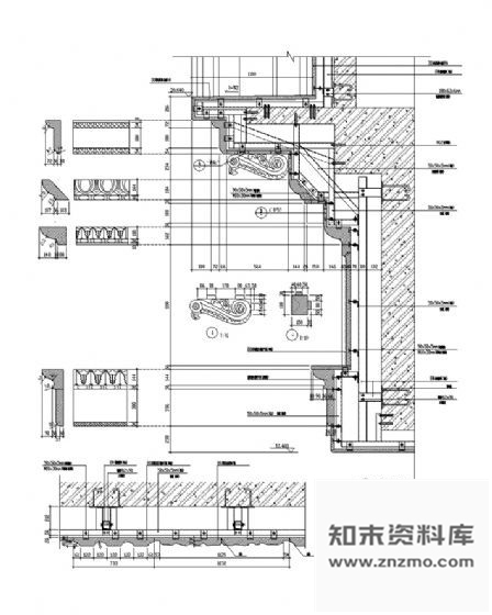 图块/节点柱廊额坊做法图