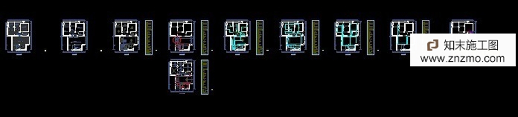 东易 凤凰城26号702全套施工图 非常齐全的施工图。。。