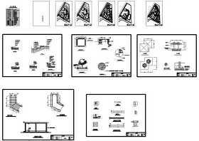 某房地产小区小公园施工图CAD图纸