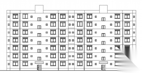 [西北]某农林科技大学专家公寓B区1号住宅构建筑设计施工...