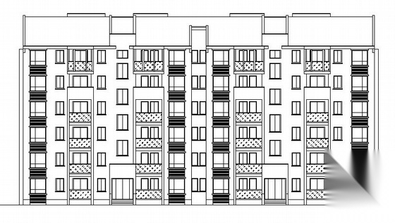 浦江镇120号配套商品房建设J地块配套商品房DA建筑方案图