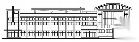 武汉市东西湖区某三层综合楼建筑施工图