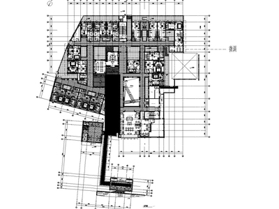 [江苏]周庄新中式度假民宿施工图+客房SU