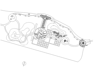 [北京]翠海明珠居住区全套景观施工图设计（园建CAD）