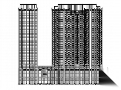 高层城市综合体建筑方案设计图