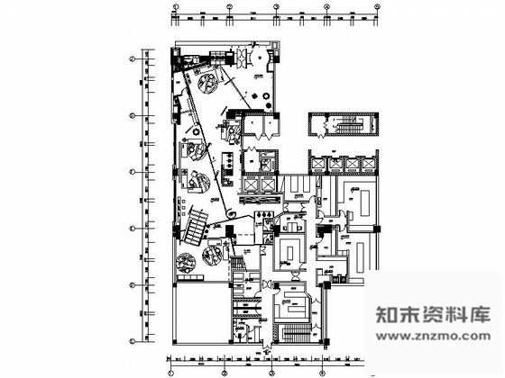 施工图石家庄品牌企业集团现代KTV会所装修图含效果