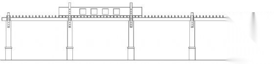 扇形游廊建筑方案（一）