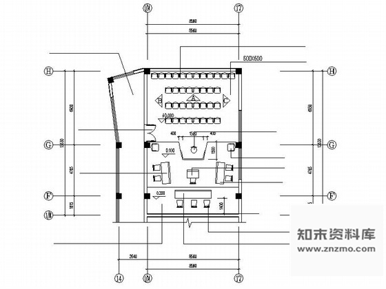 施工图会议综合楼室内装修施工图