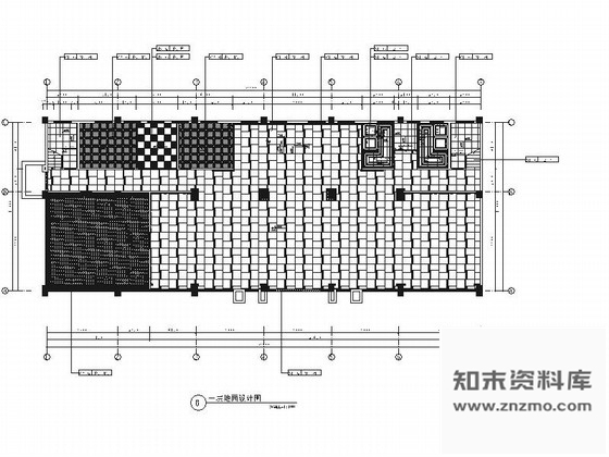 施工图河南新新花园洋房区典雅欧式风格售楼处装修施工图含效果